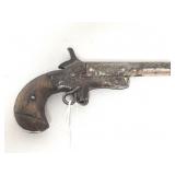 ANTIQUE SWING BARREL .22 CAL SINGLE SHOT PISTOL -