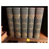 5 VOLUMES OF RUSKIN