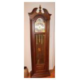 GRANDFATHER CLOCK W/ MOONFACE DIAL