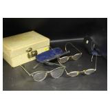 5 PAIRS OF EYEGLASSES