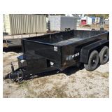 2024 B WISE 6X10 DUMP TRAILER DUAL AXEL