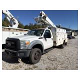 2011 FORD F-450 XL BUCKET TRUCK TRUE MILES UNKNOWN