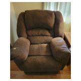 OVERSIZED MICROFIBER ELECTRIC RECLINER **WORKS**