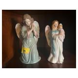 2 ANGEL FIGURINES