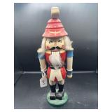 14" SOLDIER NUTCRACKER **MISSING NOSE**