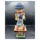15" SANTAS WORK BENCH NUTCRACKER