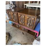 3PC VINTAGE COFFEE TABLE & 2 END TABLES