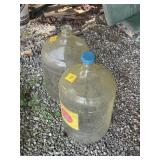2 GLASS WATER JUGS
