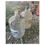2 GLASS WATER JUGS