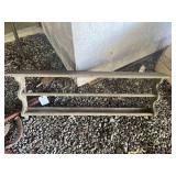 VINTAGE 36" TOWEL RACK W/ SHELF