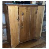 PRIMITIVE MULTI SHELF CABINET W/ WORKING LOCK &KEY