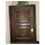 ANTIQUE HANGING CORNER CABINET