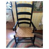 COUNTRY LADDER BACK WOVEN SEAT ROCKER