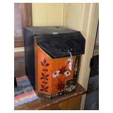TIN TEA STORAGE BOX 11"x14"x14"