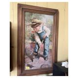 "THE LITTLE GARDENER" FRAMED PRINT