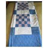 HANDMADE QUILT 88"x78"