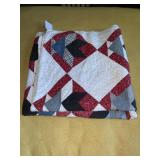 HAND SEWN SUMMER QUILT 68"x58"