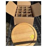 12 GLASS MEASURING CUPS & LAZY SUZY