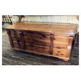 CEDAR CHEST W/ SLIDING TRAY, CIRCA 1960s