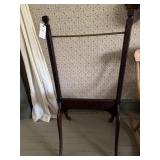 MAHOGANY HIGH STAND QUILT RACK 53" TALL