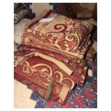 WINDOW CURTAINS, VALANCES