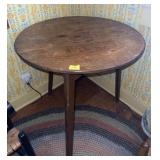 PINE LAMP TABLE 30"x28"