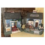 PAIR OF STOREFRONT BOOKENDS