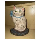 7.5" CAST IRON CAT DOORSTOP