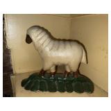 CAST IRON REPRODUCTION SHEEP DOORSTOP