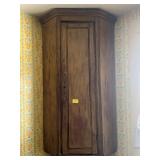 HANGING CORNER CUPBOARD 28"x15"x44"
