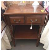 2 DRAWER DROP SIDE CHERRY NIGHT TABLE BY....
