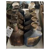 12 LIQUOR BOTTLES