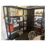 3 70" METAL SHELVES