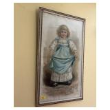 "LA PETITE" BY THROMAN FRAMED 17"x26"