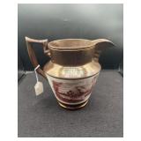 7" COPPER LUSTER PITCHER