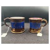 3" COPPER LUSTER CUP, & 3.5" COPPER LUSTER CUP