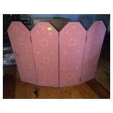 4 SECTION WOODEN SCREEN