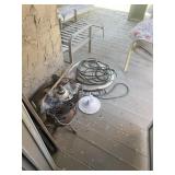 CONTENTS OF MASTER BEDROOM BALCONY