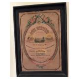 ANTIQUE FRAMED LORDS PRAYER