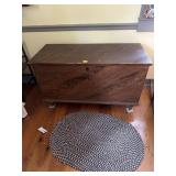ANTIQUE BLANKET CHEST 43"x19"x25"