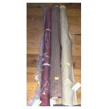 3 PARTIAL ROLLS OF UPHOLSTERY FABRIC