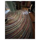 APPROX 9.5ft x 13.5ft BRAIDED AREA RUG