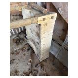 ANTIQUE CHOPPING BLOCK **NEEDS WORK***