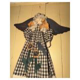 22" ANGEL DOLL & ANGEL FRAMED WALL HANGING