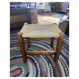 COUNTRY WOVEN SEAT STOOL