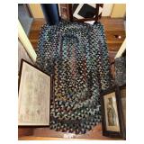 38"x66" BRAIDED RUG **NEEDS SOME REPAIRS**