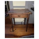 1 DRAWER TABLE, DOVETAIL DRAWER 24"x19"x28"