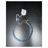 11" BLUE STONE NECKLACE (CHOKER)