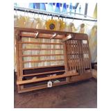 FOLDING WOOD WALL HANGING SHELF