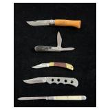 (5) ASSORTED POCKET KNIVES: BARLOW, FRENCH OPINEL, (5) ASSORTED POCKET KNIVES: BARLOW, FRENCH OPINEL,